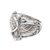 Men's sterling silver cocktail ring, 'Conquer the Skies' - Men's Sterling Silver Statement Ring with Bird Motif (image 2c) thumbail