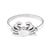 Sterling silver band ring, 'Crabby Creature' - Sterling Silver Band Ring with Crab Motif thumbail