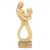 Wood statuette, 'Family Time' - Hibiscus Wood Statuette with Family Motif (image 2d) thumbail
