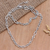 Sterling silver chain necklace, 'Shining Soul' - Sterling Silver Chain Necklace Handmade in Bali