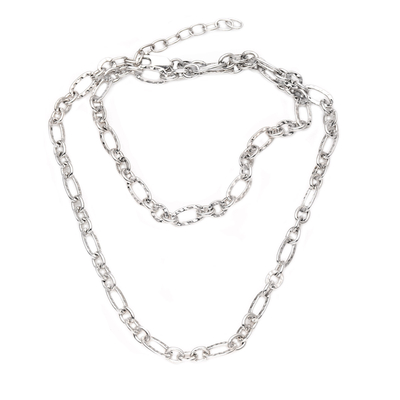 Sterling Silver Chain Necklace Handmade in Bali