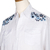 Men's hand-embroidered linen shirt, 'Calm Under Pressure' - Men's Hand-Embroidered Shirt with Floral Motif (image 2f) thumbail