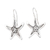 Sterling silver dangle earrings, 'Seastar Spirit' - Hand Made Sterling Silver Dangle Earrings thumbail