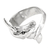 Sterling silver wrap ring, 'Gentle Giant' - Sterling Silver Wrap Ring with Whale Motif (image 2c) thumbail