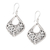 Sterling silver dangle earrings, 'Altar of Repose' - Artisan Crafted Sterling Silver Dangle Earrings thumbail