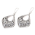 Sterling silver dangle earrings, 'Altar of Repose' - Artisan Crafted Sterling Silver Dangle Earrings (image 2b) thumbail