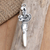 Sterling silver brooch, 'Brave Face' - Artisan Crafted Sterling Silver Dagger Brooch (image 2) thumbail
