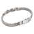 Sterling silver chain bracelet, 'Illusion Knot' - Unisex Sterling Silver Chain Bracelet Crafted in Bali (image 2c) thumbail
