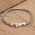 Sterling silver chain bracelet, 'Truth or Dare' - Hand Made Sterling Silver Chain Bracelet (image 2) thumbail