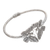 Sterling silver cuff bracelet, 'Butterfly Diva' - Hand Made Sterling Silver Butterfly Cuff Bracelet thumbail