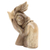 Wood statuette, 'Protect Me' - Hand Made Hibiscus Wood Statuette from Bali (image 2b) thumbail