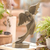 Wood sculpture, 'Angel's Blessing' - Balinese Hibiscus Wood Sculpture with Angel Motif (image 2) thumbail