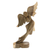 Wood sculpture, 'Angel's Blessing' - Balinese Hibiscus Wood Sculpture with Angel Motif thumbail