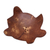 Coconut shell soap dish, 'Come Clean' - Coconut Shell Soap Dish with Turtle Motif (image 2a) thumbail