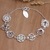 Multi-gemstone pendant bracelet, 'Seven Sisters' - Multi-Gemstone Pendant Bracelet with Chakra Motif