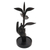 Wood jewelry stand, 'Plucking Dreams' - Hand Carved Wood Jewelry Stand with Leaf Motif (image 2c) thumbail
