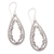 Sterling silver dangle earrings, 'Elegant Kingdom' - Silversmith Crafted 925 Sterling Dangle Earrings from Bali thumbail