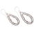 Sterling silver dangle earrings, 'Elegant Kingdom' - Silversmith Crafted 925 Sterling Dangle Earrings from Bali (image 2b) thumbail