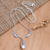 Cultured pearl pendant necklace, 'Glorious Queen' - Sterling Silver Cultured Pearl Pendant Necklace from Bali (image 2) thumbail