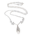 Cultured pearl pendant necklace, 'Glorious Queen' - Sterling Silver Cultured Pearl Pendant Necklace from Bali thumbail