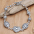 Sterling silver link bracelet, 'Swirls of Love' - Handmade Balinese Sterling Silver Link Bracelet from Bali (image 2) thumbail