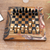 Hand painted wood chess set, 'Basuki' - Handcrafted Wood Chess Set from Bali thumbail