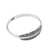 Sterling silver band ring, 'Mini Feather' - Handmade Feather Motif 925 Sterling Silver Ring from Bali (image 2b) thumbail