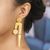 Vergoldete Ohrhänger, „Fancy & Fantastic“ – 22 Karat vergoldete moderne Ohrhänger, handgefertigt in Bali