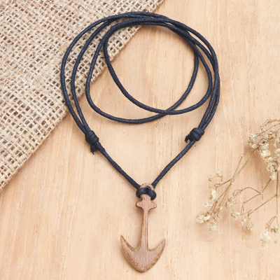 Silver Anchor Necklace, Sailor Silver Pendant, Anchor Pendant for Men, –  Geniune Jewellery