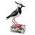 Wood sculpture, 'Lapwing' - Hand-Carved and Painted Bird Sculpture