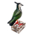 Wood sculpture, 'Lapwing' - Hand-Carved and Painted Bird Sculpture