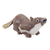 Wood figurine, 'Jumpy Squirrel' - Indonesian Hand-carved & Hand-painted Squirrel Wood Figurine