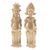 Crocodile wood sculptures, 'Wedding Ceremony' (pair) - Handmade Crocodile Wood Wedding Sculptures (Pair)