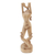 Wood sculpture, 'Surya Namaskara' - Artisan Crafted Yoga Sculpture