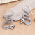 Citrine drop earrings, 'Striking Snake in Yellow' - Sterling Silver Snake Drop Earrings with Citrine Stones (image 2) thumbail