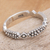 Sterling silver band ring, 'United in Joy' - Artisan Crafted Sterling Silver Band Ring from Bali (image 2b) thumbail