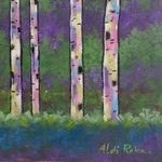 'Our Forest' - Signed Acrylic Landscape Painting from Indonesia