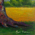 'Los árboles siempre dan' - Pintura de paisaje acrílico original firmada