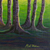 'A Difference' - Pintura acrílica original con temática de árboles.
