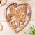 Wood relief panel, 'Forest Pegasus' - Hand-Carved Pegasus Suar Wood Relief Panel from Bali