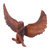 Wood statuette, 'Resting Angel' - Hand Carved Suar Wood Angel Statuette from Bali (image 2c) thumbail