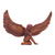 Wood statuette, 'Resting Angel' - Hand Carved Suar Wood Angel Statuette from Bali (image 2d) thumbail