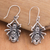 Sterling silver dangle earrings, 'Luxury Spider' - Sterling Silver Spider Dangle Earrings from Bali