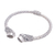 Citrine cuff bracelet, 'Stylish Citrine Feathers' - Sterling Silver Cuff Bracelet with Citrine Stones (image 2b) thumbail