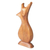 Wood sculpture, 'Feminine Structure' - Suar Wood Sculpture in Brown Hand-Carved in Bali (image 2c) thumbail