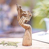 Featured review for Wood sculpture, Seductive Gaze