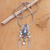 Multi-gemstone pendant necklace, 'Garden of Luxury' - Balinese Sterling Silver Multi-Gemstone Pendant Necklace