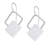 Sterling silver drop earrings, 'Your Reflection' - Handcrafted 925 Sterling Silver Drop Earrings from Bali