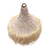 Natural fiber hanging lampshade, 'Wild Cone' - Handcrafted Natural Fiber Hanging Lampshade from Java