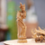 Wood sculpture, 'Dewi Sri Blessing' - Hand-Carved Crocodile Wood Dewi Sri Sculpture from Bali (image 2) thumbail